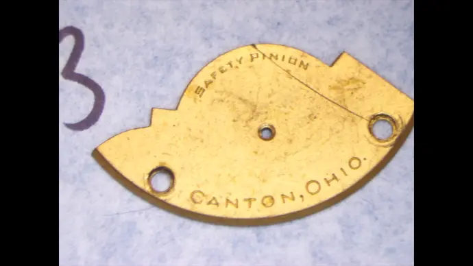 Pocket Watch - Bridge - Safety Pinion Canton, OH - 1355588 - Part0013